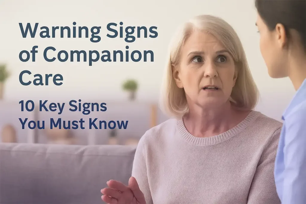 10 Warning Signs Your Elderly Loved One Needs Companion Care